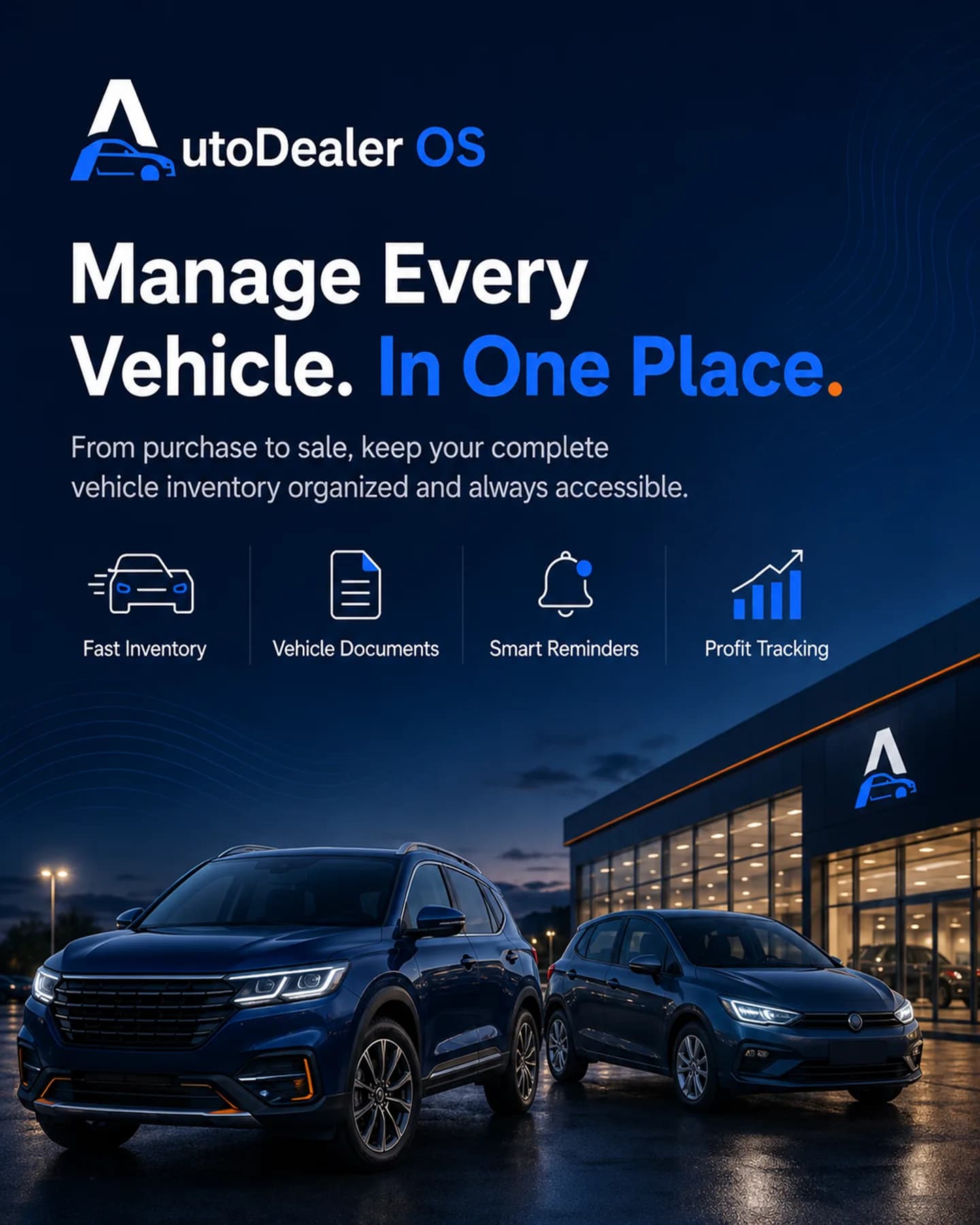 AutoDealer OS dealership workspace